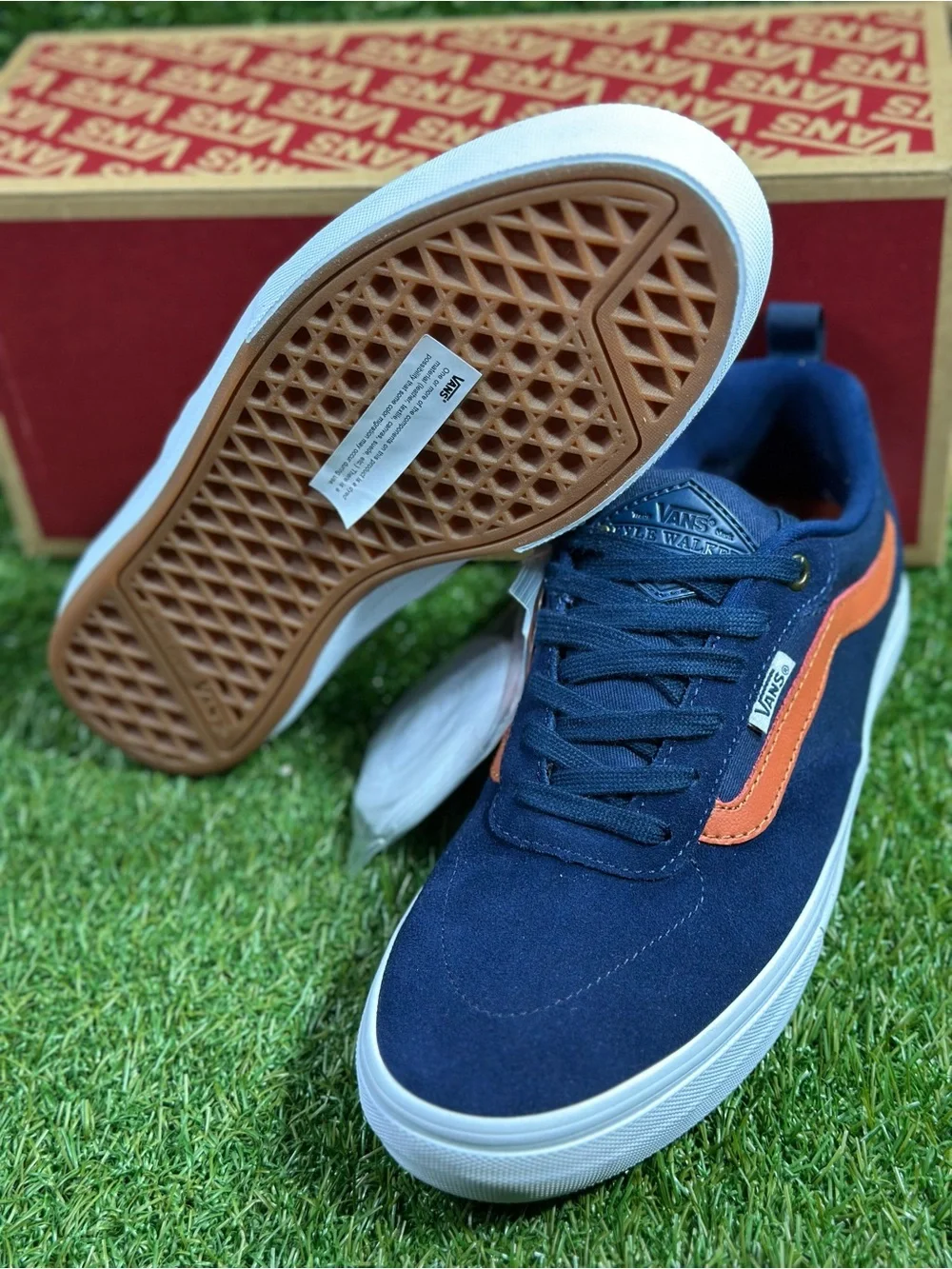 Vans Kyle Walker Pro , Dress Blue/ Potter’s Clay, Men’s 8 , VN0A2XSGVFQ